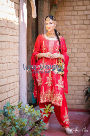 Hand Embroidery Sequence Suit﻿