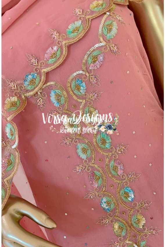 Hand Embroidery Punjabi suits