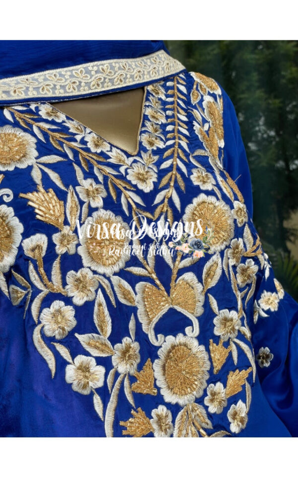 Blue Embroidery Pakistani Suit